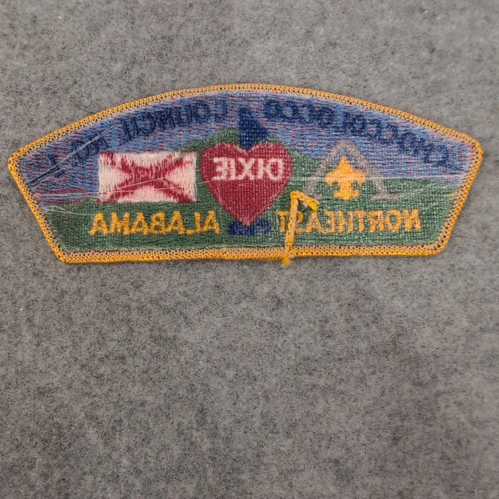 Choccolocco Council No 1 Dixie Northeast Alabama Boy Scout Embroidered Patch - Picture 2 of 2